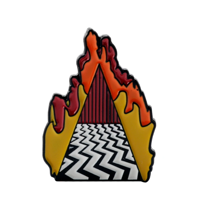 

Dougie Jones Pins Double-sided Moutain Brooch значки Shirt Bag Lapel Badge 1pc Wholesale Aesthetic Enamel Pin Jewelry Gift