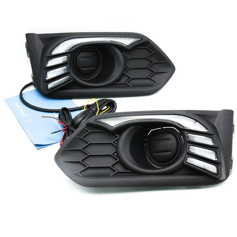 

LED switchback front bumper light for Honda City 2017 With Yellow Light daytime running light
