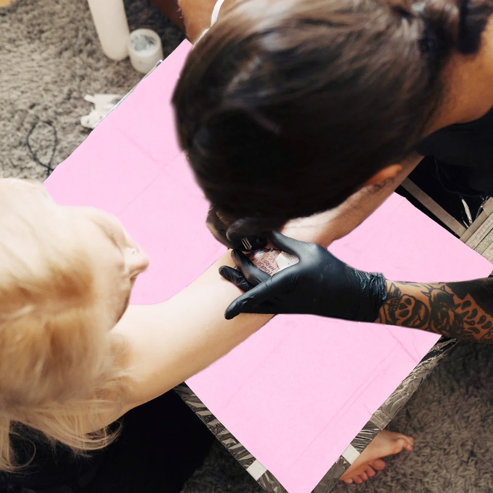 

125pcs Clean Tattoos Table Mats Tablecloths Table Covers Creative Clean Pads