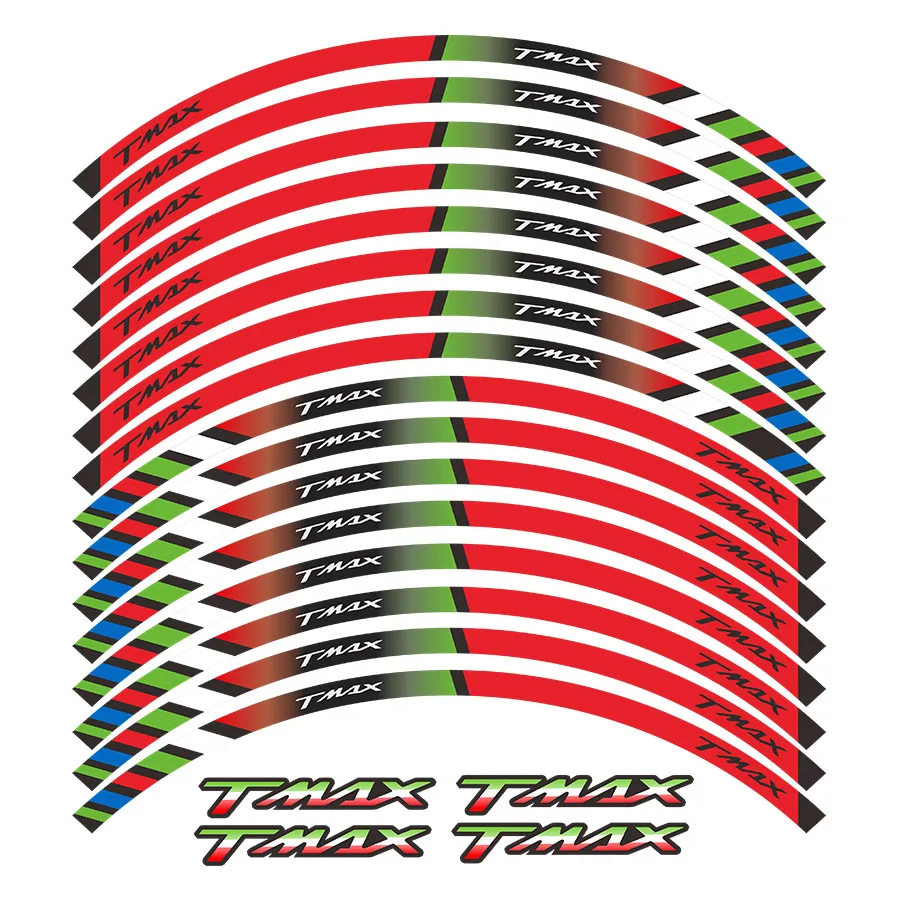 

For Yamaha TMAX530 TMAX 500 560 Motorcycle Wheel Modified Decals Waterproof Reflective Stickers Personality Stickers