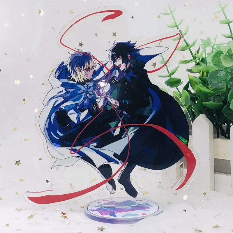 

Seraph Of The End Owari No Seraph Yuichiro Hyakuya; Обувь персонажа Микаэла фигурка на акриловой подставке стол Декор Коллекция Модель игрушка Косплэй кукла