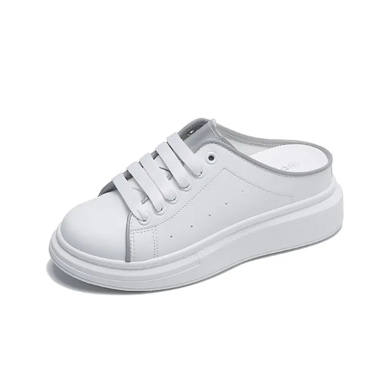 

2021 Spring and Summer New All-Match Simple White Shoes Increase Female Vulcanized Shoes