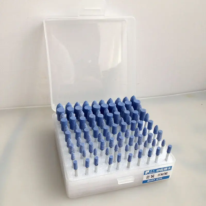 100 шт микс Форма синий корунд недостаточно совершенная Шлифовка с помощью колесо