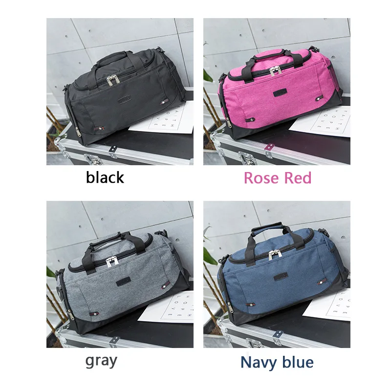 Мужская сумка тоут для путешествий вместительная багажа дорожная йоги фитнеса