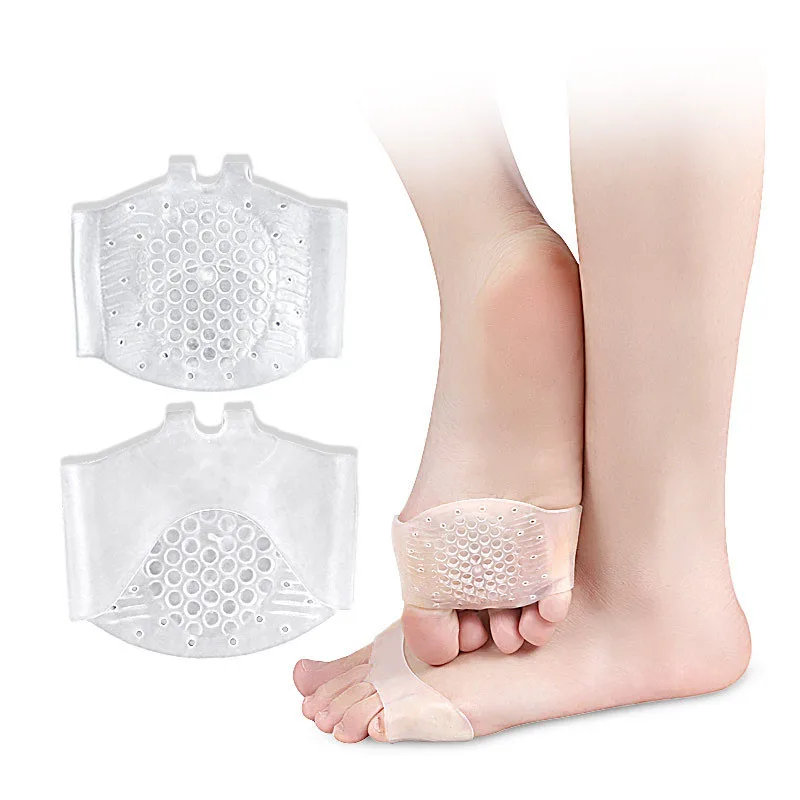 

Thickened Honeycomb Forefoot Pad Insoles Sebs Forefoot Invisible Anti-slip High Heeled Shoes Pads Half Yard Pad Wholesale