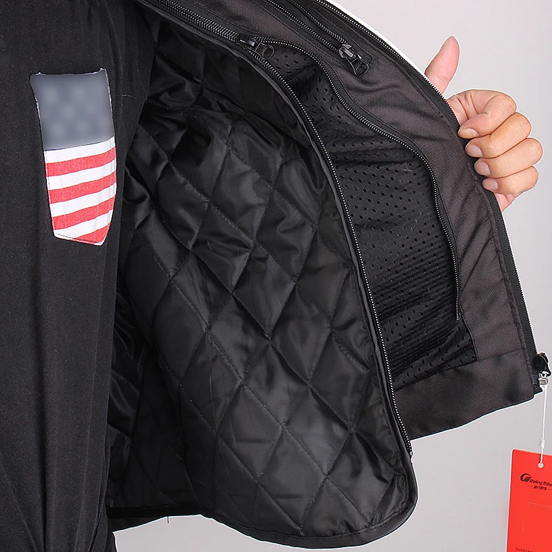 Мужская теплая куртка защитное снаряжение для мотогонок уличная защита дорог |