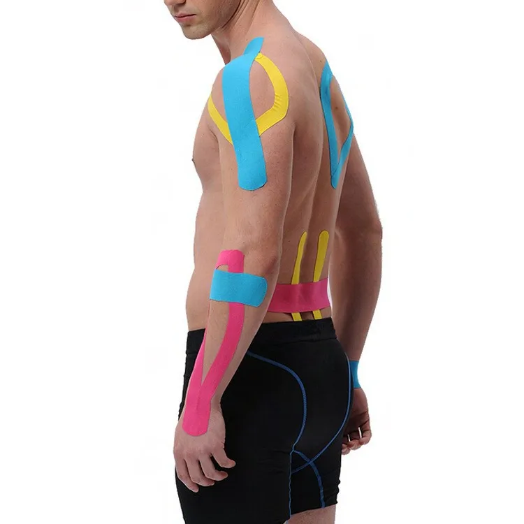 

5m Kinesiology Tape Kinesiotape Roll Cotton Elastic Adhesive Sports Muscle Patch Bandage Physio Strain Injury Support Knee Brace