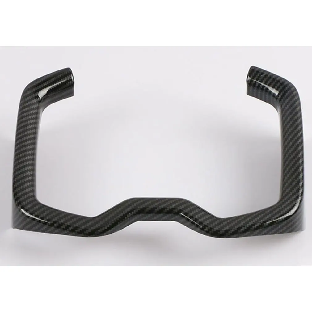 

Carbon Fiber Inner Water Cup Holder Frame Cover Trim For 2019 2020 Toyota RAV4 Water Cup Holder Frame Cover Trim