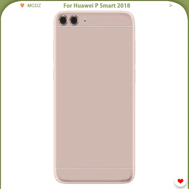 Для смартфона Huawei Enjoy 7 S/P 2018 задняя крышка корпуса + рамка для камеры Боковая