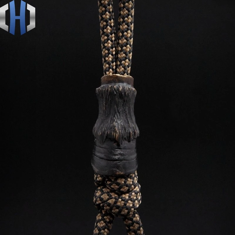 Бронзовые бусы EDC на веревочке Зонт веревочный нож подвеска индивидуальность