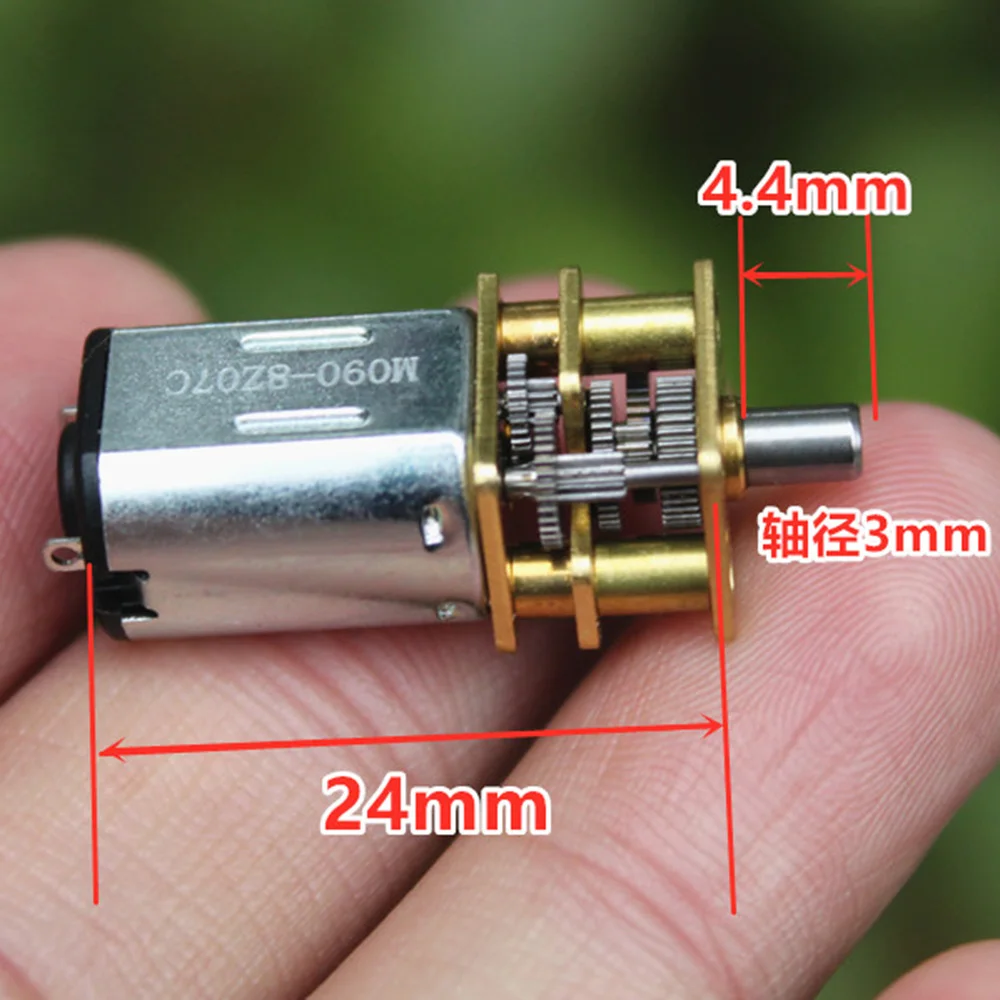 Мини N20 прецизионный редукторный двигатель постоянного тока 3 в 7 В 5 6 140 об/мин