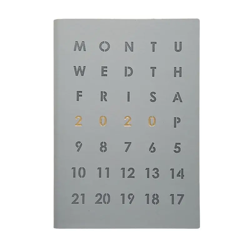 Gray Планировщик, Ежедневник A5, записная книжка, органайзер, мини бизнес блокнот для путешествий - Цвет: Gray