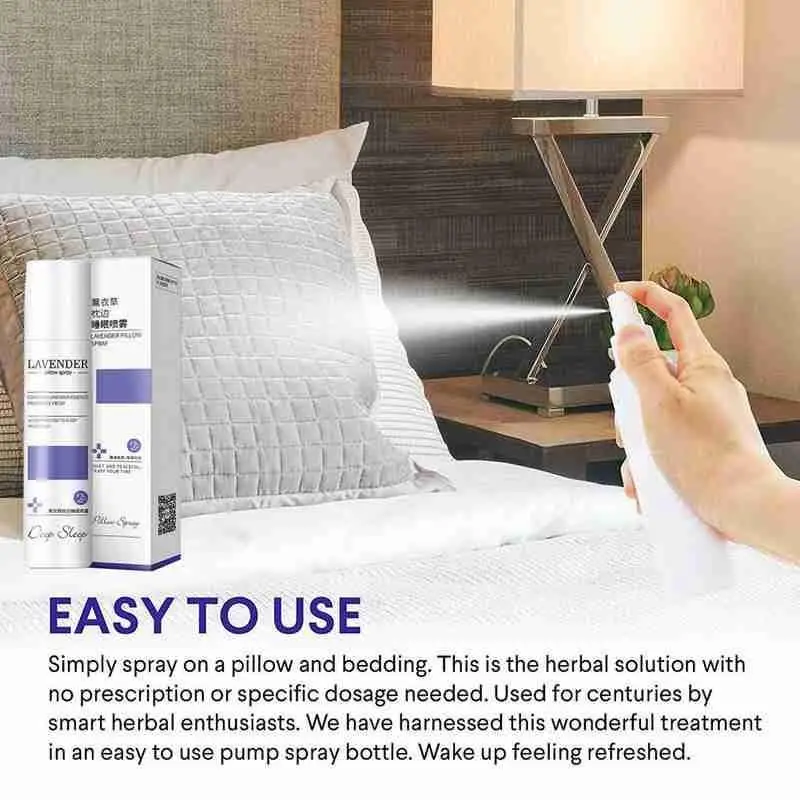 80 мл лучшая ароматерапия спокойный глубокий сон туманная Подушка Лаванда спрей с