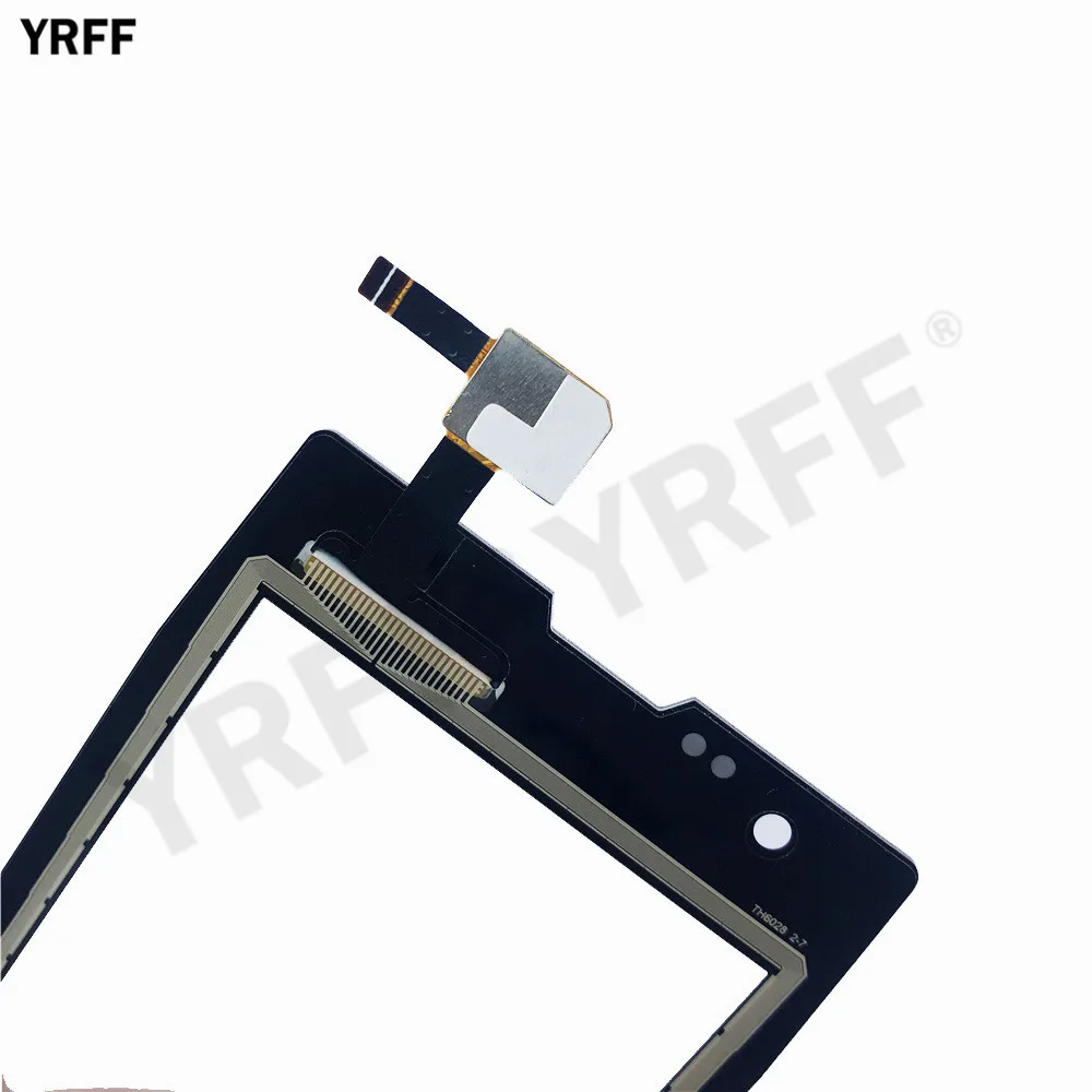 

New Front Glass Panel Touch For My phone Hammer iron2 Touch Screen Digitizer Glass Panel Sensor Free shipping