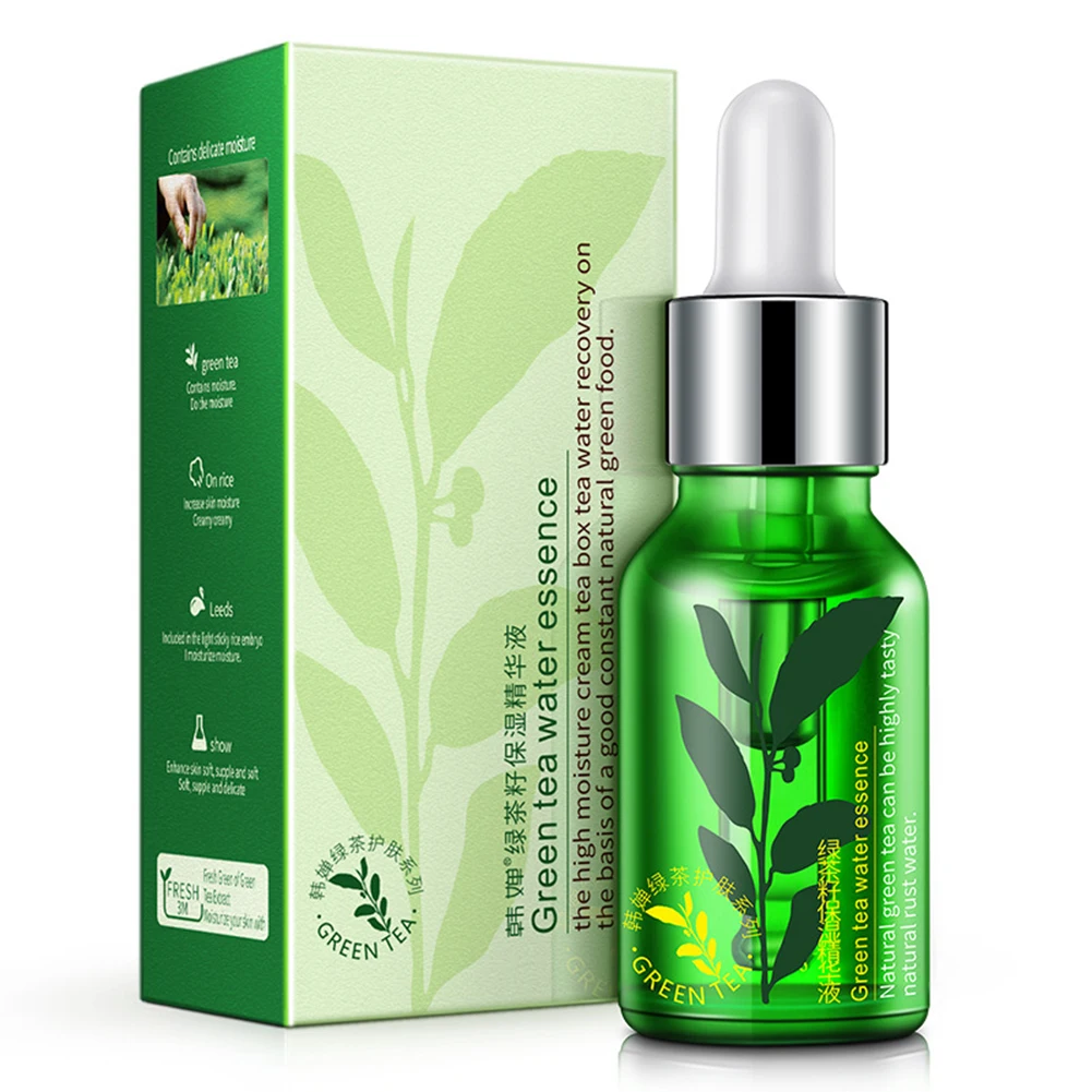 

15ml Green Tea Seed Hydrating Serum Facial Moisturizing Whitening Essence