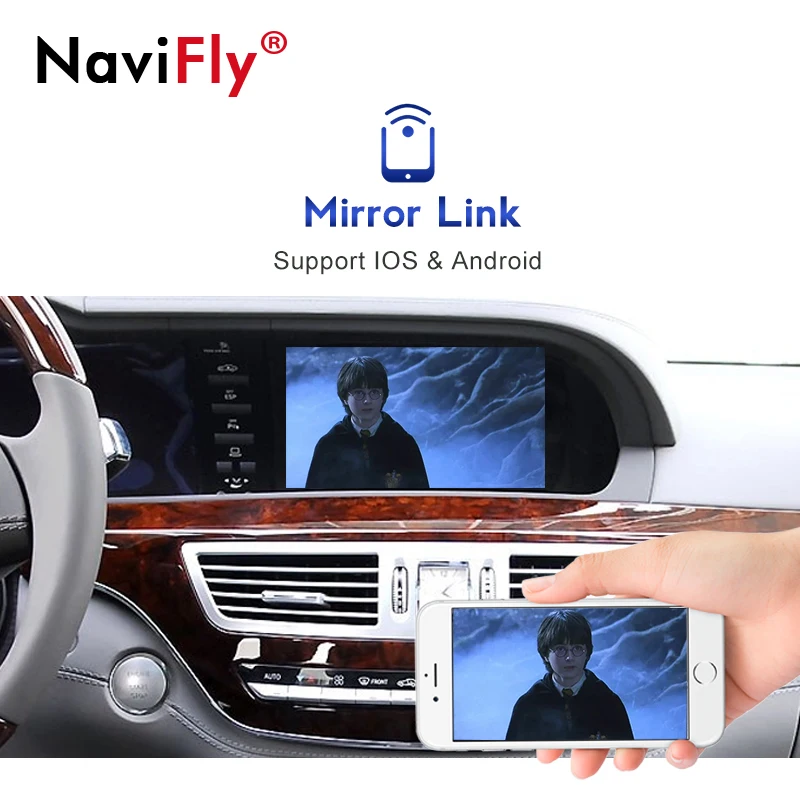 Android Box беспроводной Carplay для Mercedes Benz S-Class W221 Поддержка авто карта телефон Mirror Link