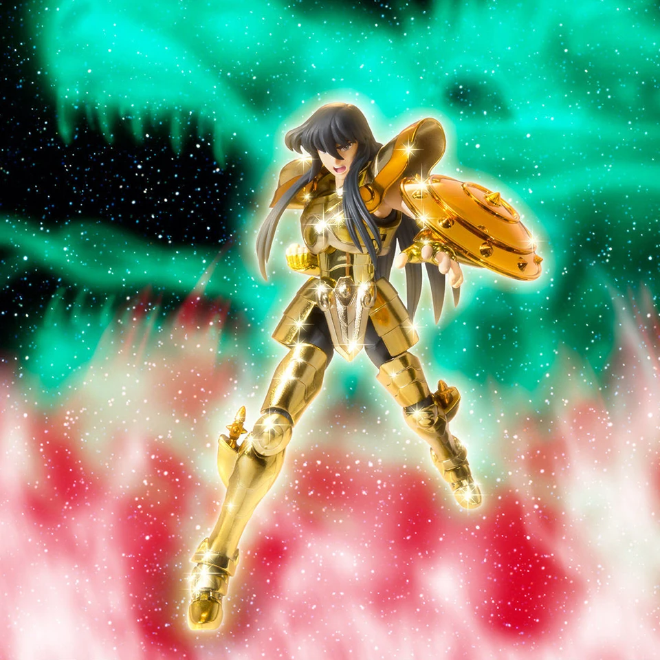 Tronzo Оригинальный Bandai Saint Seiya EX Libra Shiryu Gold Dragon ПВХ фигурка модель металлическая