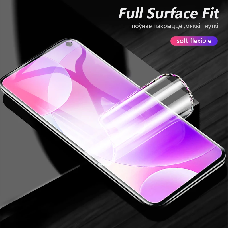 Изогнутая 3d пленка CHYI для Xiaomi Redmi K30i защитная с полным покрытием нано
