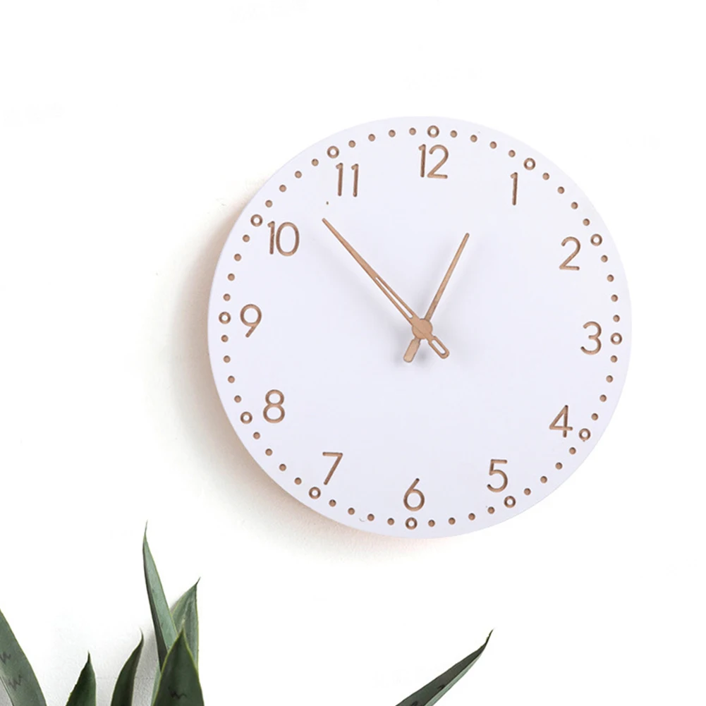 Простые Модные настенные часы в скандинавском стиле украшение для спальни