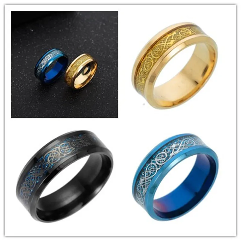 Аниме персонаж косплей кольцо дракона серебряные модные аксессуары хвост