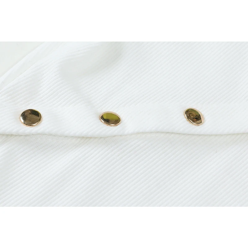 

Streetwear Turn Down Collar White T-shirt Women Summer 2021 New Korean Style Button Cardigans Tee Casual Short Sleeve Crop Tops