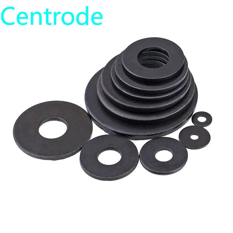 

Spot supply of Grade 8 Black flat gaskets blackened and thickened flat gaskets meson Huasi M16-M30 2PCS