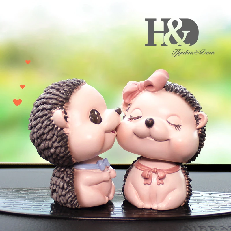 Аксессуары для украшения приборной панели автомобиля H & D фигурка ежика