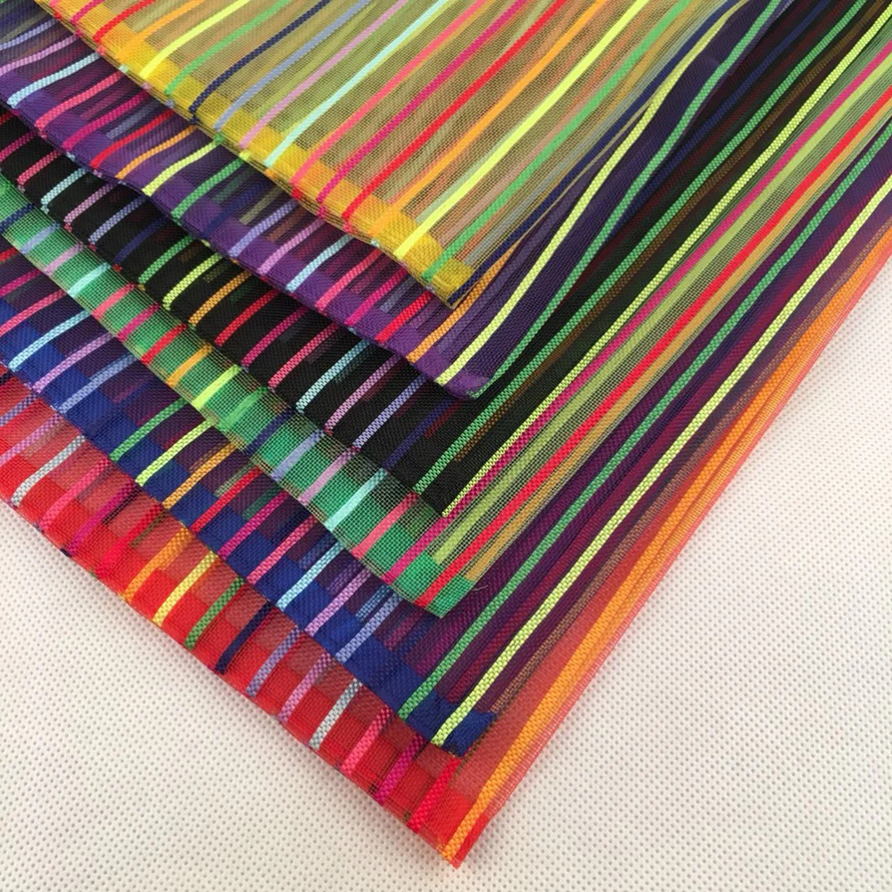 

3Pcs Colorful File Pockets Nylon Mesh Zipper File Storage Bags Documents Organizer Pouch