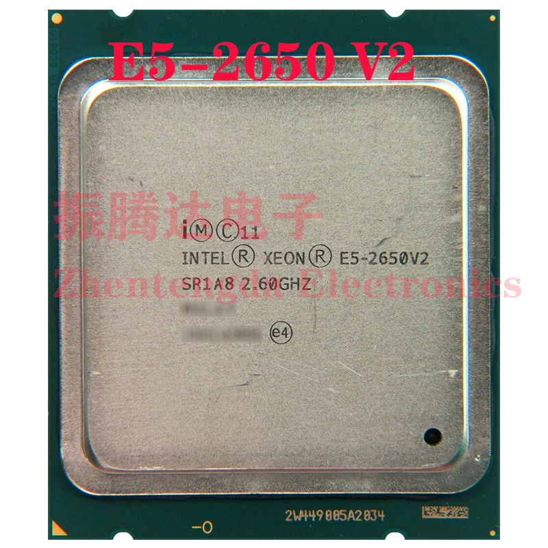 

Server Processor Intel Xeon E5-2650 v2 2.6GHz 20MB 8 Core 16 Thread LGA 2011 E5-2643v2 CPU Processor