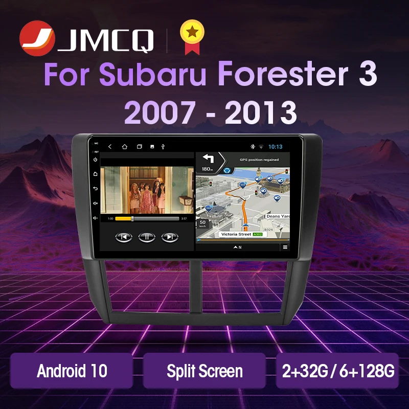 Мультимедийная магнитола JMCQ мультимедийная стерео система на Android 10 2 Гб ОЗУ 32 ПЗУ