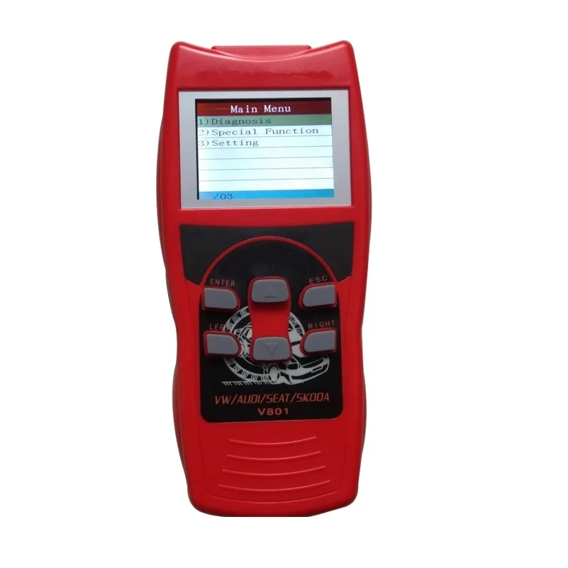 

DHL/UPS/FEDEX Express Shipping Car Code Reader Scanner V801 SCAN TOOL Automotive LCD Screen On Live Data/Oil Reset/Airbag