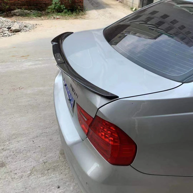 Стильный спойлер M4 для заднего багажника из углеродного волокна подходит BMW E90 318i