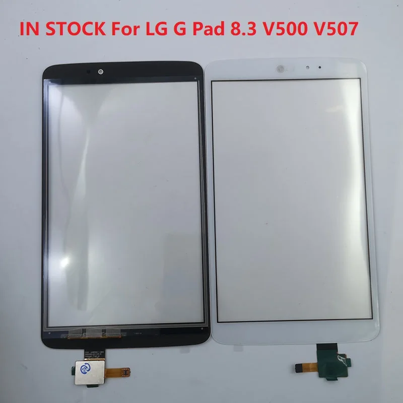 para lg g Pad 8.3 V500 V507 Painel de Toque Exterior Substituição da Tela Frontal Digitador Sensor Vidro Painéis e LCDs p/ tablet