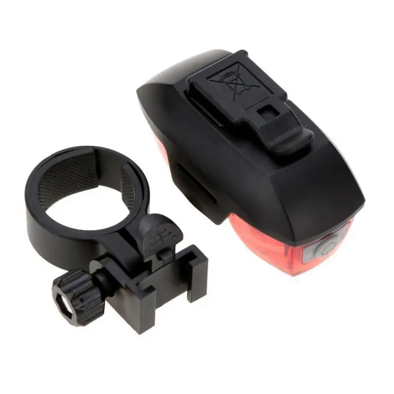 Super Bright Bicycle Tail Light Mountain Bike Night Riding Waterproof Safety Led Warning Horizontal Style Lights | Спорт и