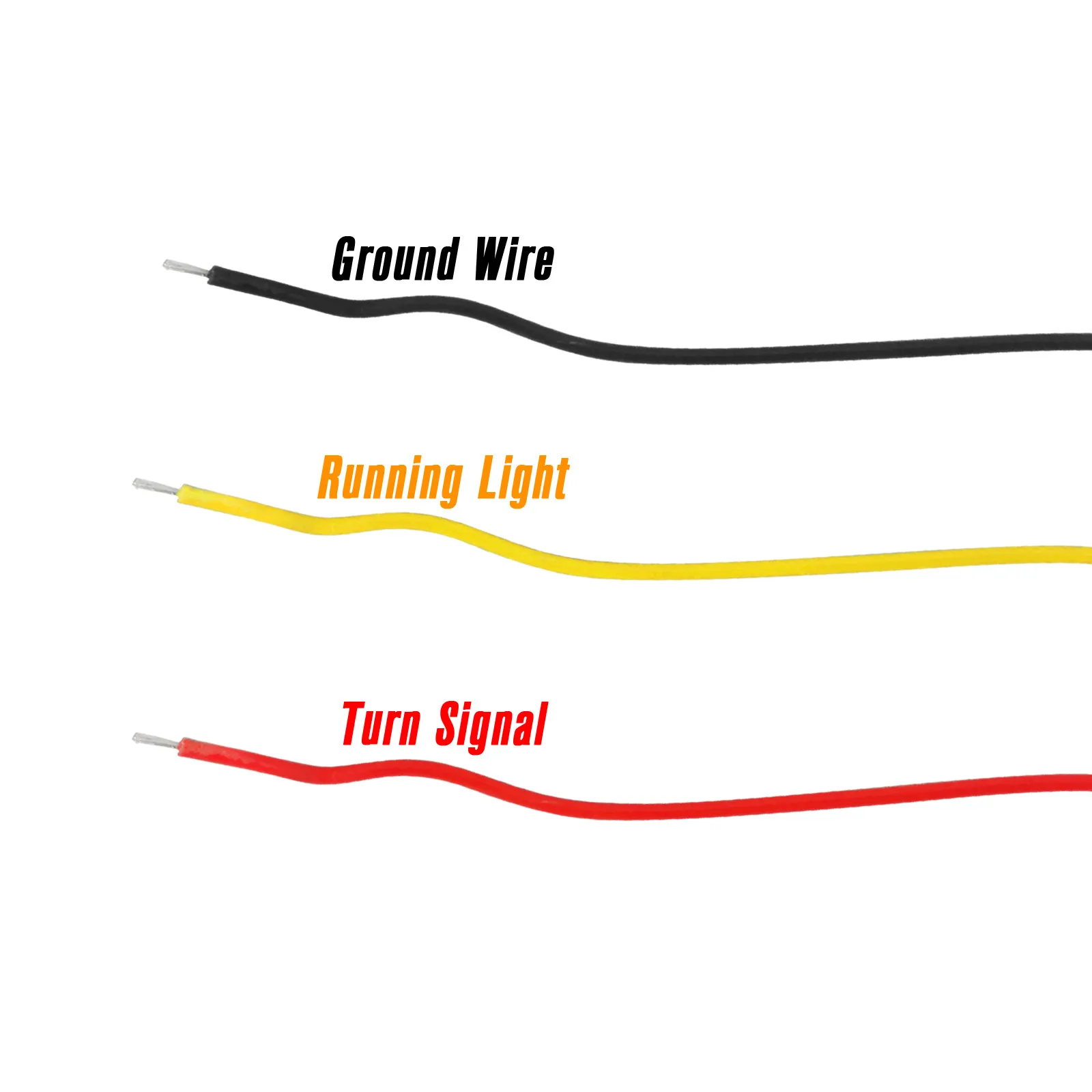 Светодиодный сигнал поворота для мотоцикла мини-индикатор желтого цвета Harley