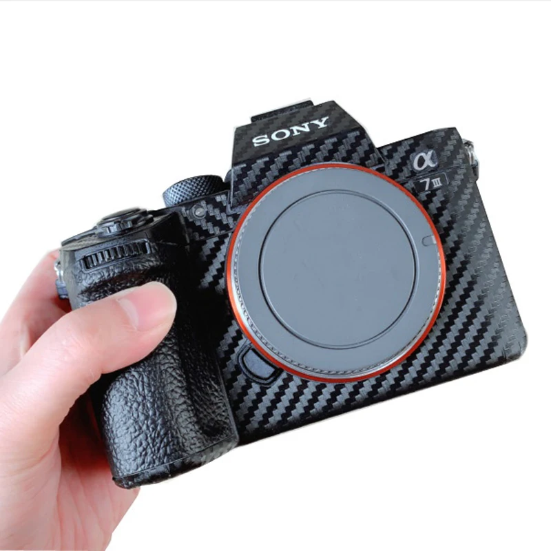 Антиокислительная наклейка из углеродного волокна для камеры sony A7III A7M3 A7R3, защитная пленка для камеры, аксессуары для защиты от царапин