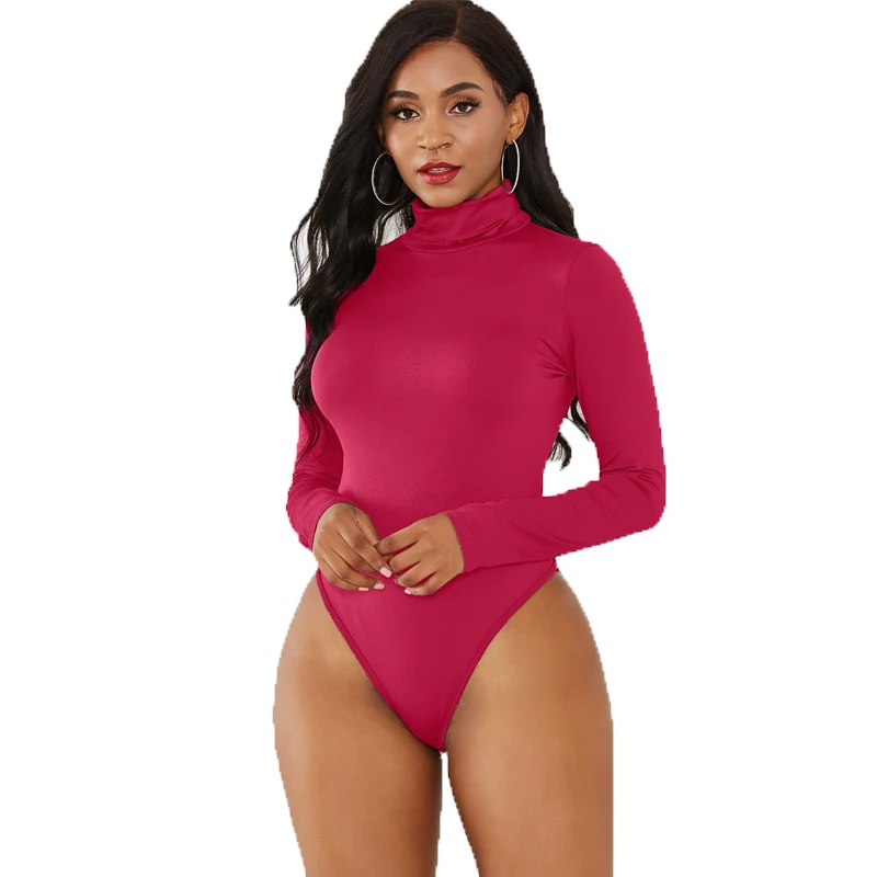 

Женская футболка с длинным рукавом, сексуальные топы, боди, однотонный комбинезон, трико, Осень-зима верхний комбинезон, облегающие футболк...