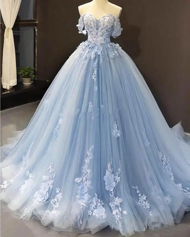 

Светильник-Голубое Бальное Платье Vestidos de Quinceanera платья женское вечернее платье для выпускного вечера для сладкой девушки 15