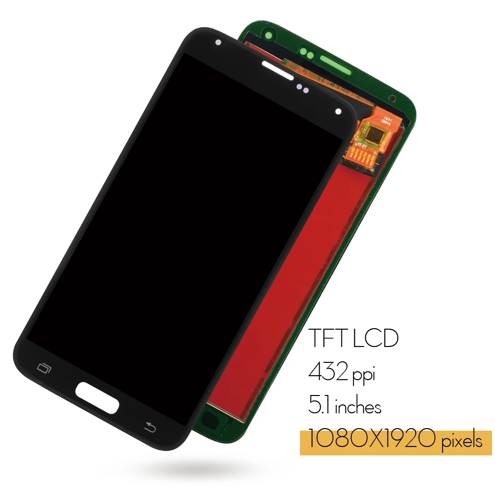Srjtek для samsung S5 экран G900 Дисплей G900 ЖК-экран сенсорный дигитайзер сборка совместимый для samsung Galaxy S5 G900F ЖК