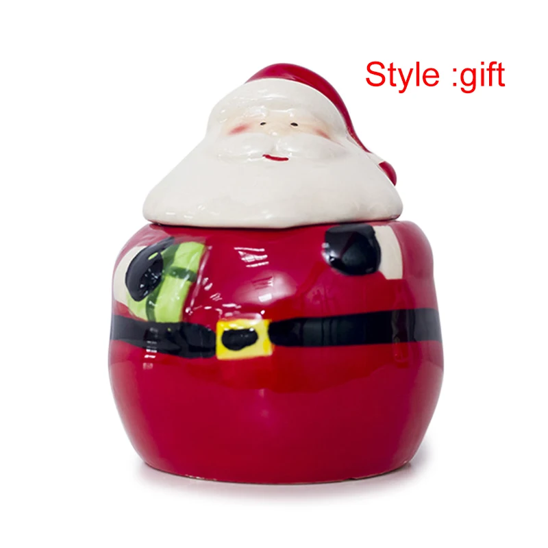 Рождественская керамическая банка для приправ Рождественское украшение кухни