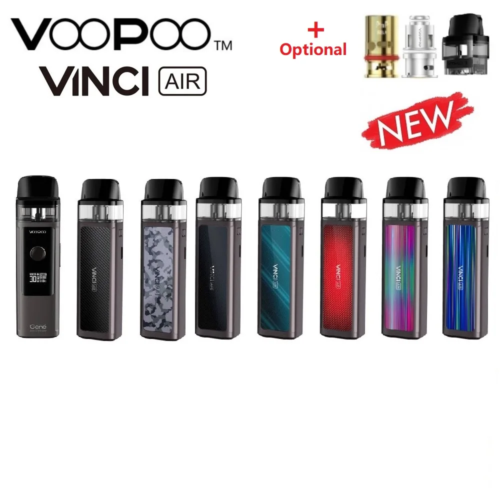 Горячий вейп набор 4 мл оригинальный VOOPOO VINCI AIR Pod Комплект 900 мАч аккумулятор Rba