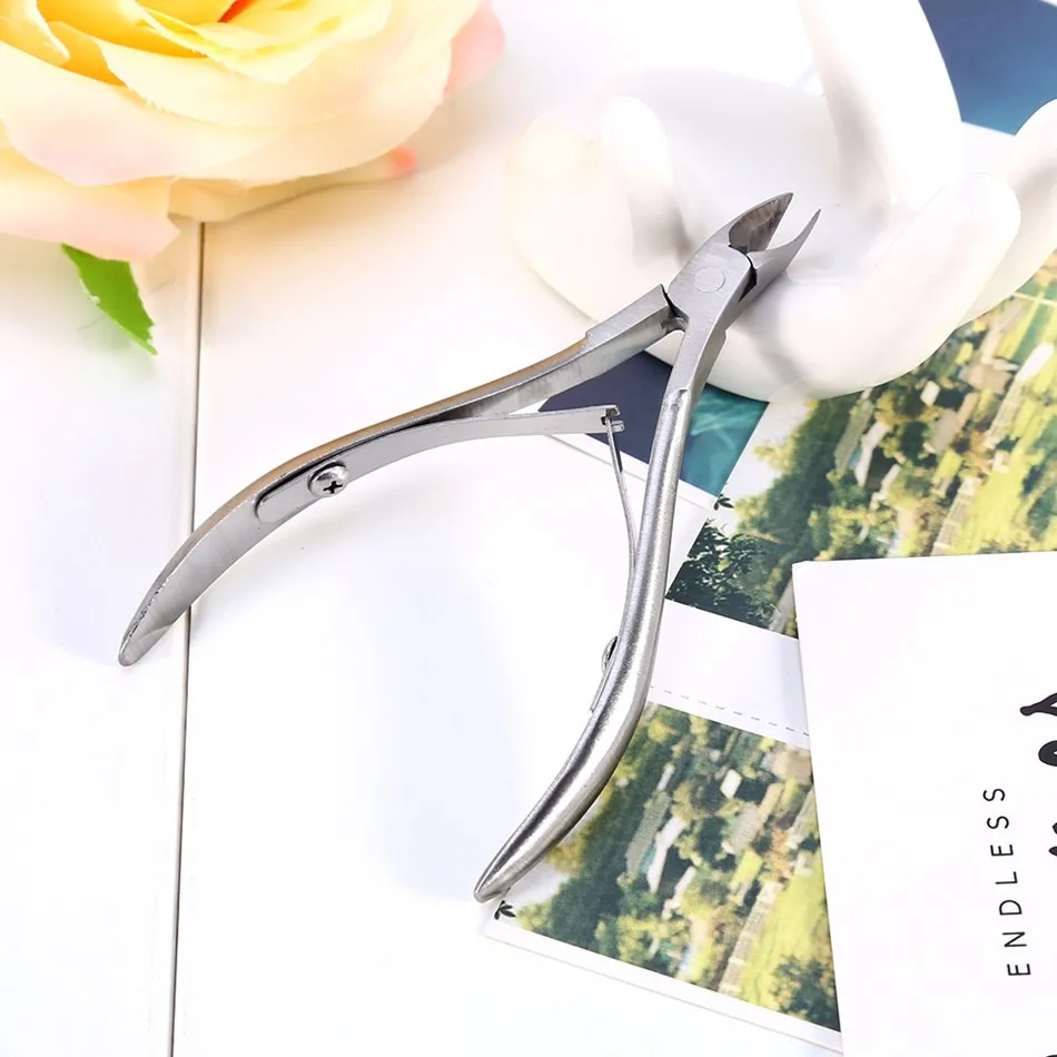 3 шт. нержавеющая сталь кутикулы для ногтей Ножницы Ложка Толкатель удаления