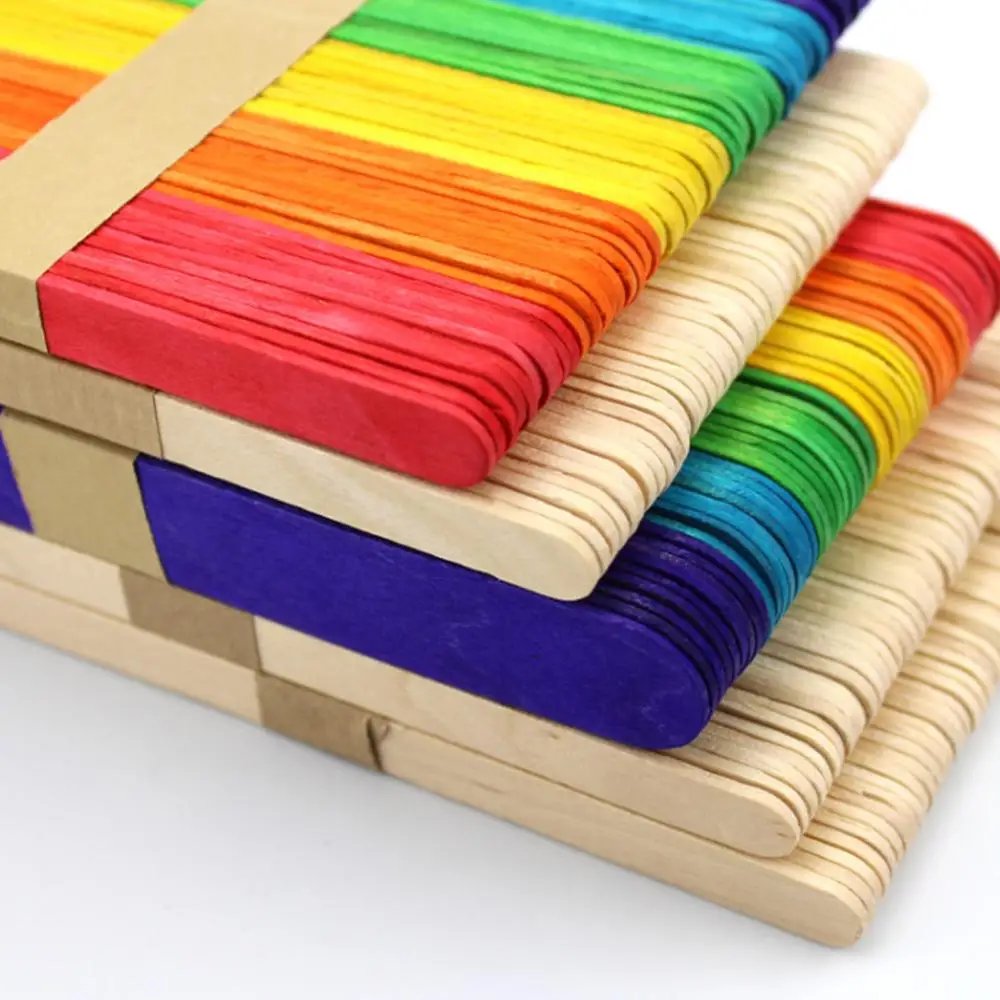 50 шт./партия деревянные палочки для мороженого|Палочки мороженого| |