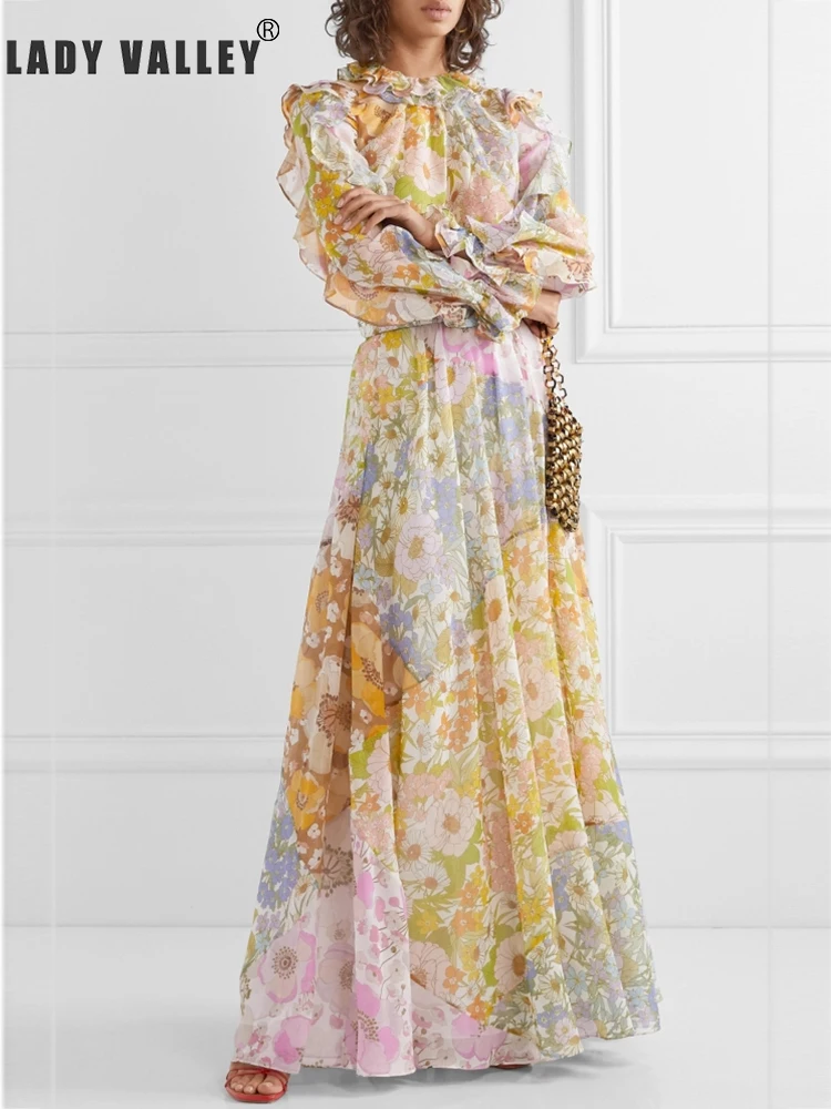 Бесплатная доставка куртка с рукавами и принтом листьев лотоса костюм из двух