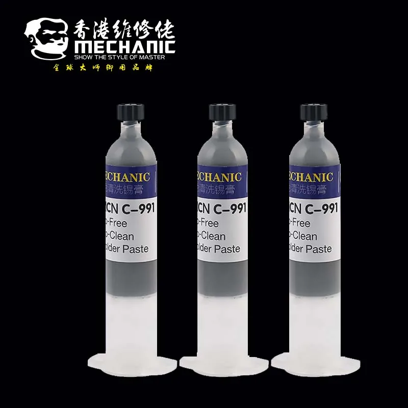Механик паяльная паста обслуживание человек без очистки C 991 MTC шаблон