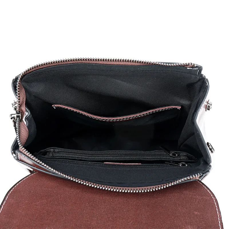 

Female Genuine Leather Backpack High Quality Oil Wax Cowhide Rucksack For Girls Daypack New Fashion Women Travel Bag Knapsack