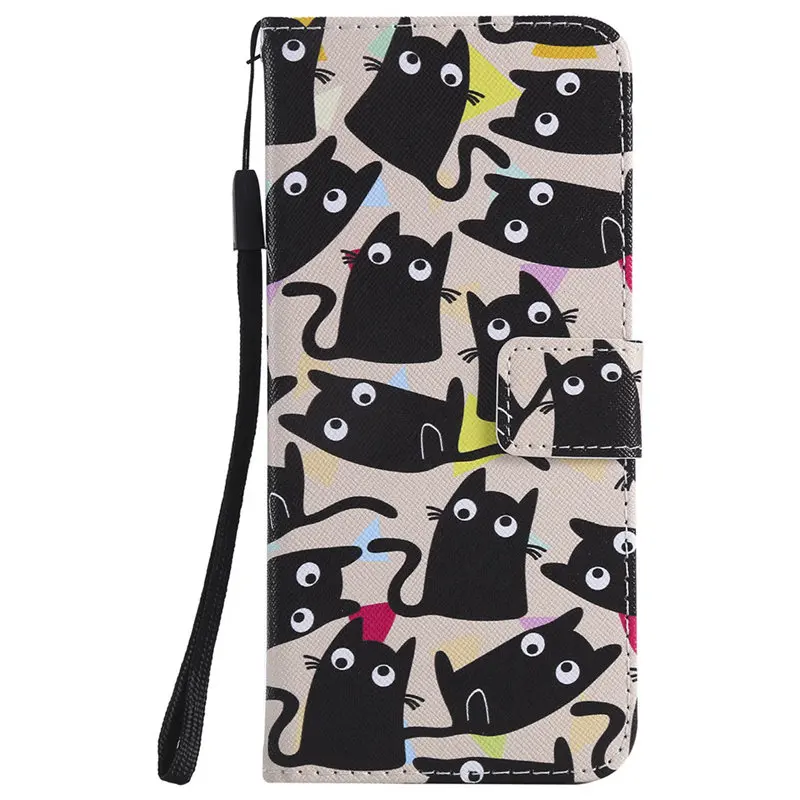 Kitten Для samsung Galaxy j3 j5 j7 A5 A3 j1 S5 S6 S7 край S8 S9 S10 плюс A20 A30 A40 A50 Капа флип чехол Кожаный чехол-бумажник с крышкой D06F - Цвет: Kitten