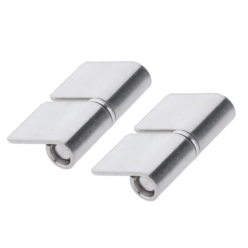 

2pcs Heavy Duty Boat Weldable Gate Hinges Stainless Steel, ,2mm Leaf Thickness