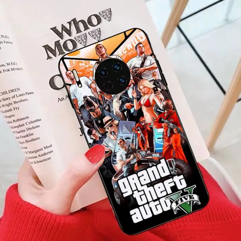 TOPLBPCS специальный чехол для телефона с Gta Grand Theft Auto 5 V Сан Андреас huawei mate 9 10 20 30 pro lite