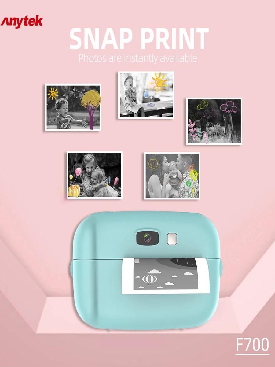 F700 для моментальной фотокамеры Polaroid детская камера мини-игрушки для цифровой небольшой зеркальной камеры Polaroid в подарок